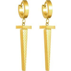 Awl Gold Dangle Statement Vintage Cute Long Summer Earring for Women Jewelry